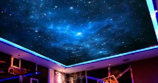 Натяжной потолок звездное небо Славгород, цена от 5240 руб.